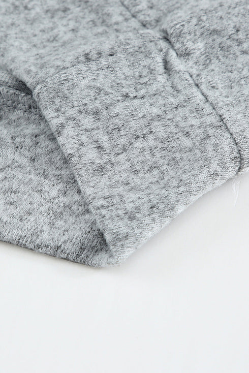 Asymmetric Dew Shoulder Long Sleeve Top